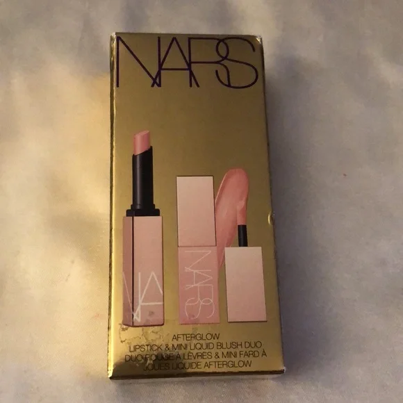 NARS Afterglow Lipstick & Mini Liquid Blush Duo Orgasm & Sex Appeal NIB - Picture 10 of 15